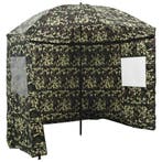 vidaXL Vis Paraplu Camouflage 220 x 185 cm Oxford Polyester, Verzenden, Nieuw