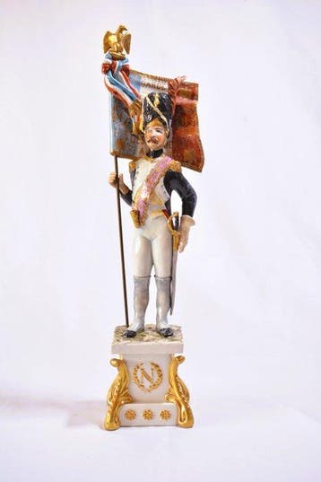 Cacciapuoti - Beeldje - Garde Impériale: Porte-Drapeau -