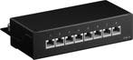 CAT 6 mini/desktop patchpaneel, 8-poorts (1 U)-Grijs, Computers en Software, Servers, Ophalen of Verzenden, Nieuw