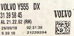 Volvo V40 rechter achterlicht rechts 31395845, Auto-onderdelen, Verlichting, Ophalen, Gebruikt, Volvo
