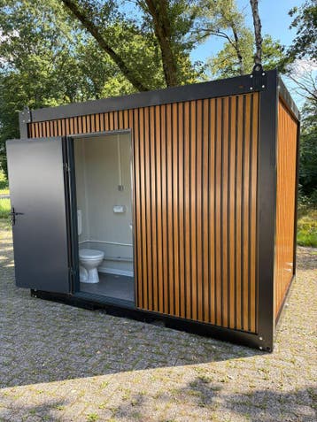 Dubbele Badkamer Unit –Compleet privé sanitair voor campings, Doe-het-zelf en Verbouw, Sanitair, Ophalen of Verzenden, Nieuw, Toilet