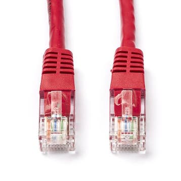 Netwerkkabel | Cat5e U/UTP | 20 meter (Rood), Verzenden, Nieuw