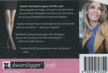 De kraamhulp / Dwarsligger / 296 9789049803322, Verzenden, Gelezen, Esther Verhoef