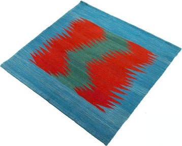 Handgeweven Designer Kelim - Kelim - 93 cm - 95 cm, Nieuw