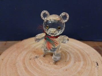 Swarovski - Beeldje - Kris Bear - On Skates - 193011 - Boxed, Antiek en Kunst, Curiosa en Brocante