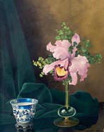 Joan B.N. van Gent (1891-1974) - Stilleven met orchidee