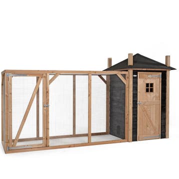 Houten Kippenhok Hooiberg Mees XL - Rechts (maatwerk), Verzenden, Nieuw
