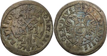 1/2 Batzen 1694 Regensburg-stadt, Verzenden