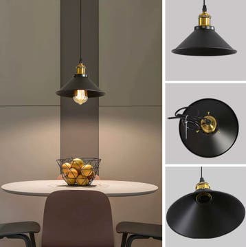 Vintage Industriële Hanglamp - E27 Plafondlamp - Designlamp, Verzenden, Nieuw