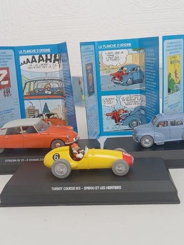 Atlas 1:43 - Modelauto (3) - Les voitures de Spirou et, Nieuw