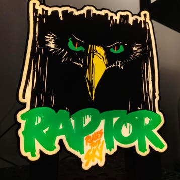 Cedar point Ohio Raptor rules the sky LED lichtbak, Nieuw, Ophalen of Verzenden, Minder dan 50 cm, Kunststof