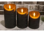 Fedec LED Kaarsenset - Simulatie vuur - 3 kaarsen +, Verzenden, Nieuw