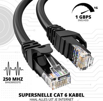 SBVR Ethernet Kabel 10 Meter - Internetkabel - UTP Kabel -, Ophalen of Verzenden, Zo goed als nieuw