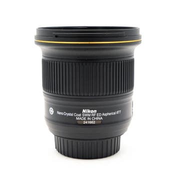 Nikon 20mm F1.8G ED AF-S Nikkor Objectief (Occasion), Ophalen of Verzenden, Zo goed als nieuw, Groothoeklens