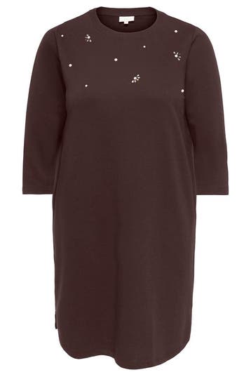 ONLY eco midi jurk 3/4 mouwen Maat:, Kleding | Dames, Verzenden, Nieuw, Overige kleuren