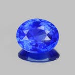 1 pcs Blauw Saffier - 2.12 ct - Gemological Institute of, Nieuw