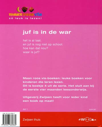 Juf is in de war / Maan roos vis / 4 9789027660862, Verzenden, Zo goed als nieuw, Anneke Scholtens