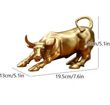 Bronzen Stierenbeeld voor Bureau –Decoratieve Sculptuur voor, Verzenden, Nieuw in verpakking