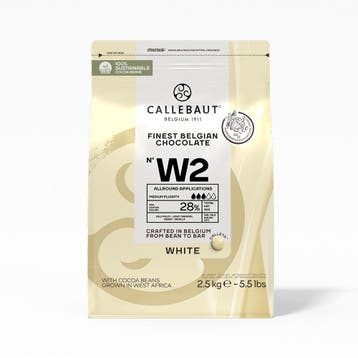Callebaut - W2 Witte chocolade Callets™ 29,5%, Ophalen of Verzenden, Nieuw, Taarten of Cupcakes, Overige typen