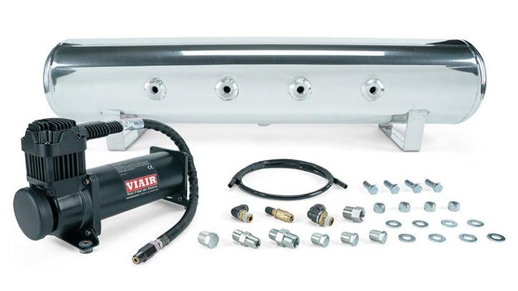 Air Lift 4 Gal. 7-Port Tank w/ Viair 444b Blk Compressor, Auto-onderdelen, Ophanging en Onderstel, Ophalen of Verzenden