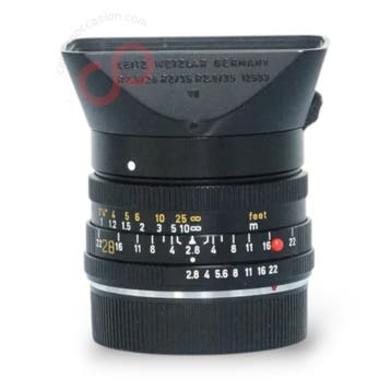 Leica Elmarit - R 28mm 2.8 11 204 - 3 cam nr. 3383, Ophalen of Verzenden, Zo goed als nieuw