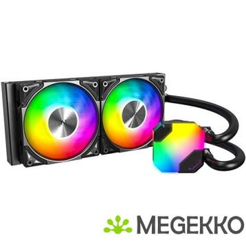 Montech Hyper Flow 240 ARGB Zwart, Verzenden, Nieuw
