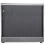 (MDK-101078) Ahrend roldeurkast 75 cm hoog staalgrijze om..., Ophalen of Verzenden, Gebruikt