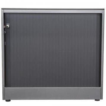 (MDK-101078) Ahrend roldeurkast 75 cm hoog staalgrijze om..., Huis en Inrichting, Kasten | Roldeurkasten en Archiefkasten, Ophalen of Verzenden