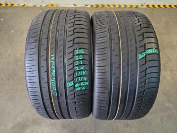 315/35/21 111Y*RSC CONTINENTAL ZOMERBANDEN 5,6MM PROFIEL 2X, Ophalen, Gebruikt, 21 inch, Band(en)