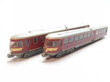 DKM Holland Rail H0 - Treinstel (1) - DE-2 rood nr. 69 - NS, Nieuw