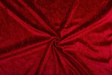 Velours stof – Donkerrood, Hobby en Vrije tijd, Stoffen en Lappen, 120 cm of meer, Ophalen of Verzenden, Polyester, Rood