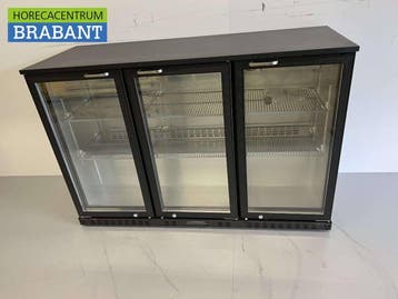 HCB Backbar Barkoeling Glazen klapdeuren 337 liter 135 cm, Ophalen of Verzenden, Nieuw in verpakking