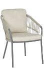 Suns Nappa dining stoel MRG frame en camel sand rope knot, Nieuw