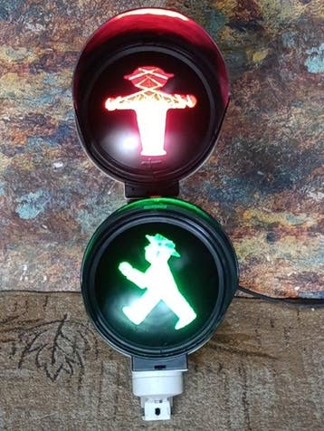 Stoplicht - Kunststof, metaal, glas - Ampelmännchen