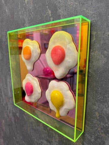 KIRAS - “Colazione Pop – Double Eggs” lime