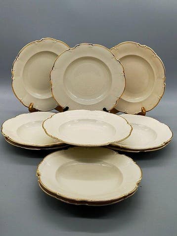 Eetservies - Hutschenreuther Selb Teller Set mit Goldrand