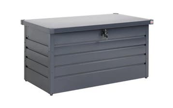 Tuinbox Kussenbox Antraciet 385L metaal afsluitbaar, Verzenden, Nieuw