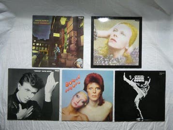 David Bowie - 5 Albums - Diverse titels - LP albums, Nieuw in verpakking