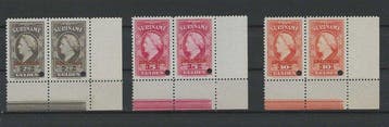 Suriname 1945 - Koningin Wilhelmina - NVPH 229-243, Gestempeld