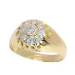Ring - 18 karaat Geel goud - 0.70ct. tw. Diamant, Nieuw