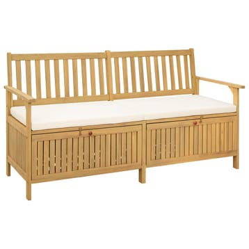 vidaXL Opslagbank 2 -Seater 170 x 63 x 84 cm Rechthoekig, Verzenden, Nieuw