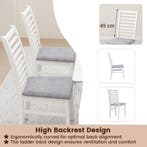 LIVSK Houten Eetkamerstoelen - Set van 2 - Kunstleren Bekled, Kinderen en Baby's, Verzenden, Nieuw