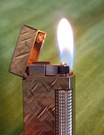 Dunhill - Rollagas - Zakaansteker - Verguld, Verzamelen, Nieuw