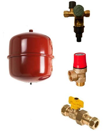 Expansievat renovatie set (CV ketel aansluitmateriaal), Ophalen of Verzenden, Nieuw, Cv-ketel of Combi-ketel, Hoog rendement (Hr)