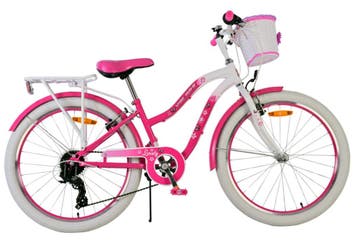 Volare Lovely Kinderfiets - Meisjes - 24 inch - Roze - 7 Ver, Ophalen of Verzenden, Nieuw, 20 inch of meer, Overige merken