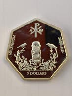 Cookeilanden. 5 Dollars 1999 (Zonder minimumprijs)