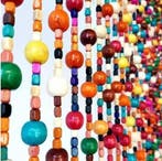 Kralengordijn - deurgordijn kralen - vliegengordijn 90x230cm, Nieuw