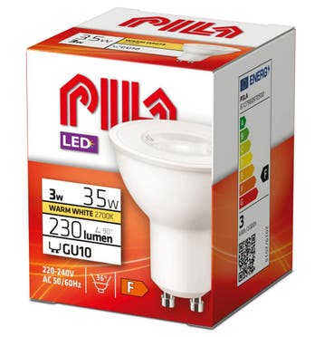Pila LED GU10 3W/827 36º 230lm Niet-Dimbaar Ø5cm, Ophalen of Verzenden, Nieuw