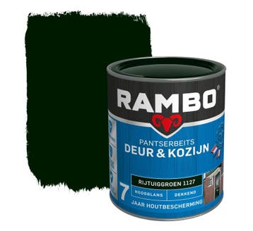 Rambo Pantserbeits Deur & Kozijn Dekkend Rijtuigengroen |, Verzenden, Nieuw, Beits, Minder dan 5 liter