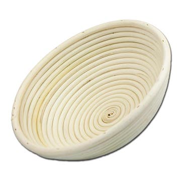 Rijsmandje Riet Rond Ø27cm (1000 tot 1400 gram deeg), Verzenden, Nieuw